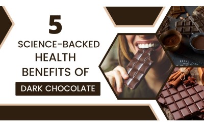 5 Science-Backed Health Benefits of Dark Chocolate